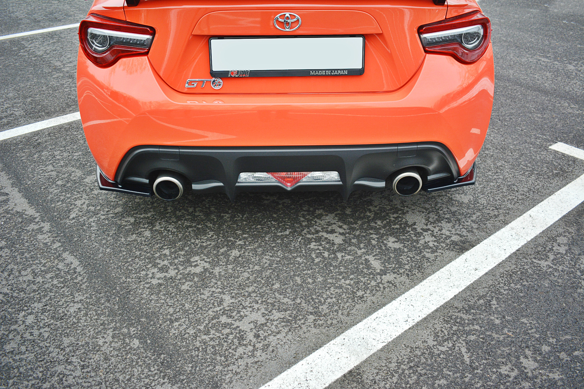 REAR SIDE SPLITTERS V.1 TOYOTA GT86 FACELIFT - 3