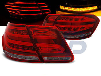 MERCEDES W212  E-Klass 09-13  RÖD/VITA LED BAKLAMPOR