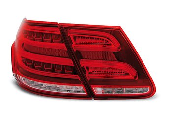 MERCEDES W212  E-Klass 09-13  RÖD/VITA LED BAKLAMPOR