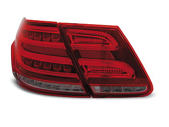 MERCEDES W212  E-Klass 09-13  RÖDA RÖKTONADE LED BAKLAMPOR