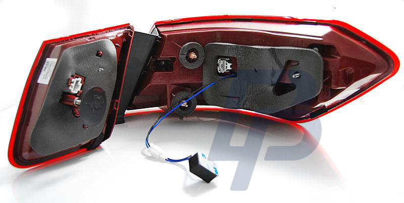 MERCEDES W212  E-CLASS 09-13  RED SMOKE LED TAILLIGHTS - 5