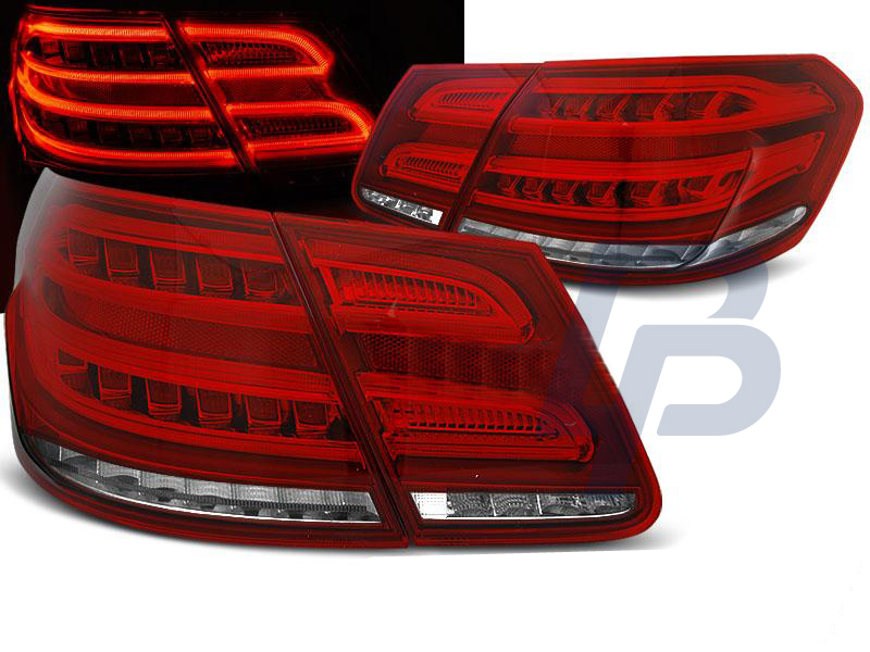 MERCEDES W212  E-CLASS 09-13  RED SMOKE LED TAILLIGHTS - 2