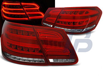 MERCEDES W212  E-Klass 09-13  RÖDA RÖKTONADE LED BAKLAMPOR