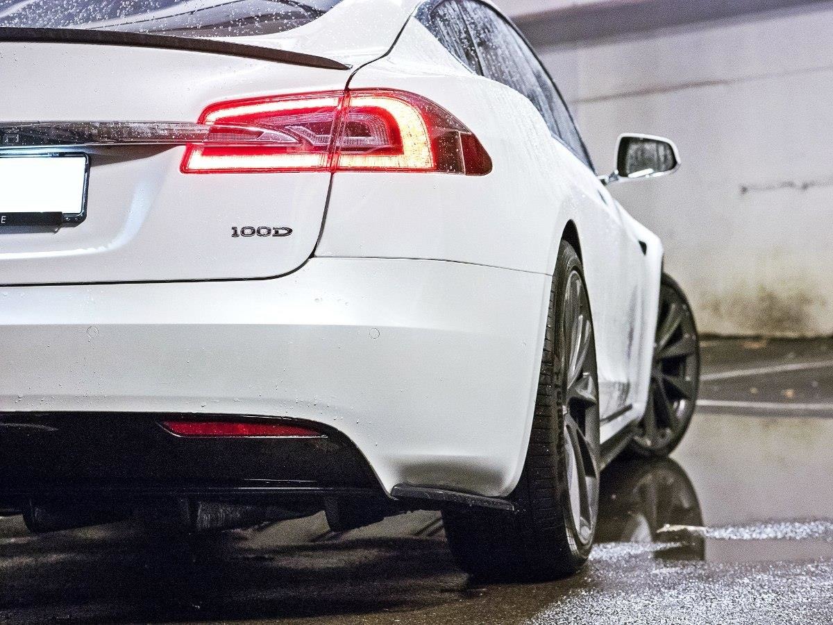REAR SIDE SPLITTERS TESLA MODEL S FACELIFT - 3