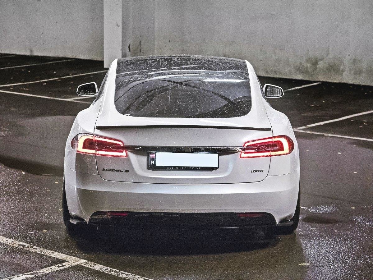 REAR SIDE SPLITTERS TESLA MODEL S FACELIFT - 2