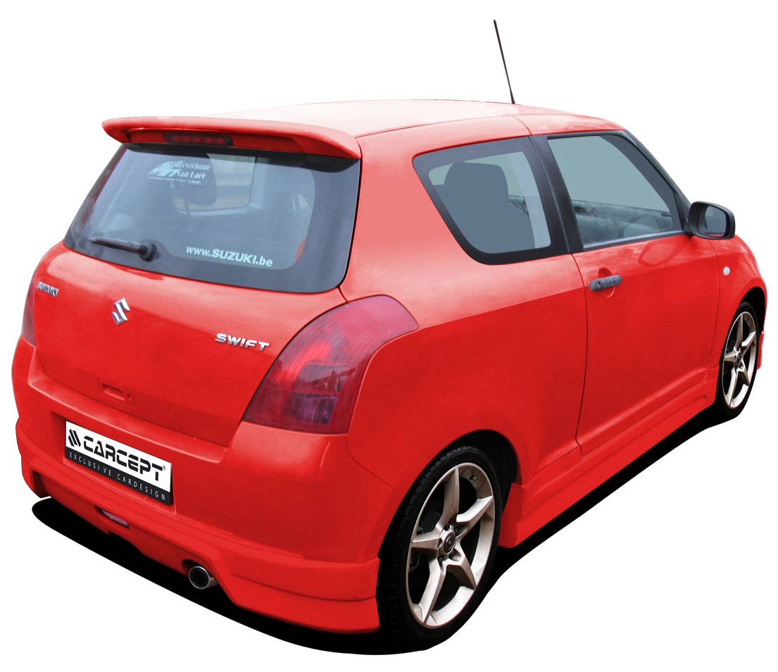 SUZUKI SWIFT 05+ (NO FACELIFT) REAR BUMPER LIP [CARCEPT]