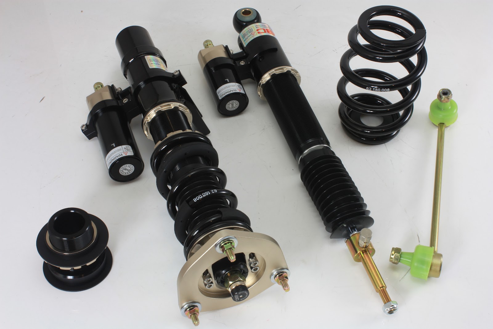 BC RACING ER COILOVER KIT FOR VOLKSWAGEN GOLF V (GTI,TDI) (STRUT 54.5MM, EXC 1.6L) MK5/V5 PQ35 2005–2009 - 9