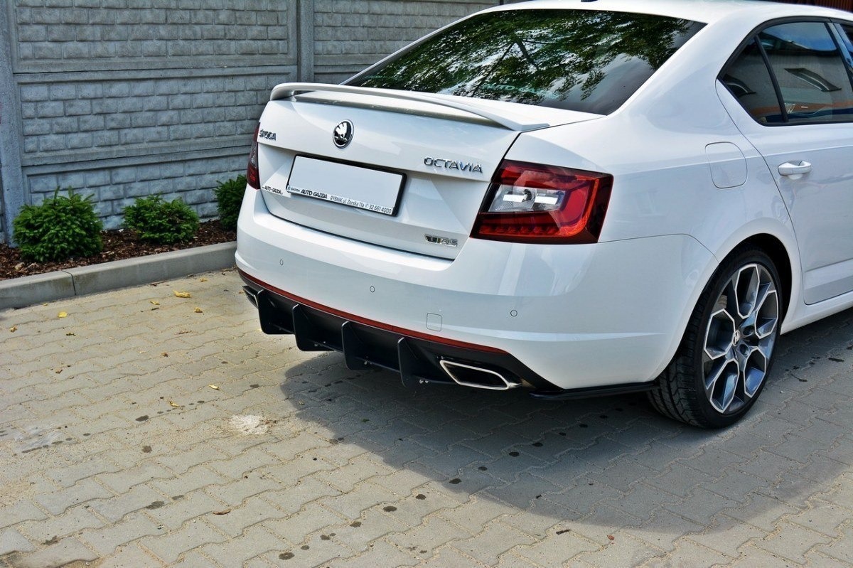 REAR DIFFUSER SKODA OCTAVIA III RS PREFACE/FACELIFT - 5