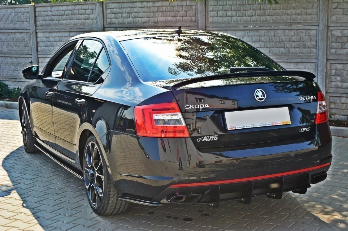 REAR DIFFUSER SKODA OCTAVIA III RS PREFACE/FACELIFT - 2
