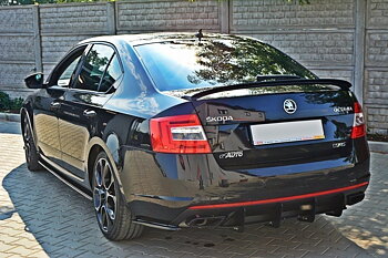 REAR DIFFUSER SKODA OCTAVIA III RS PREFACE/FACELIFT