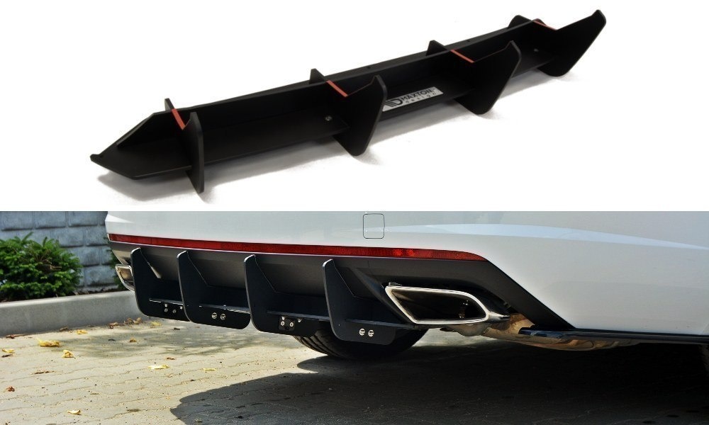 REAR DIFFUSER SKODA OCTAVIA III RS PREFACE/FACELIFT - 4