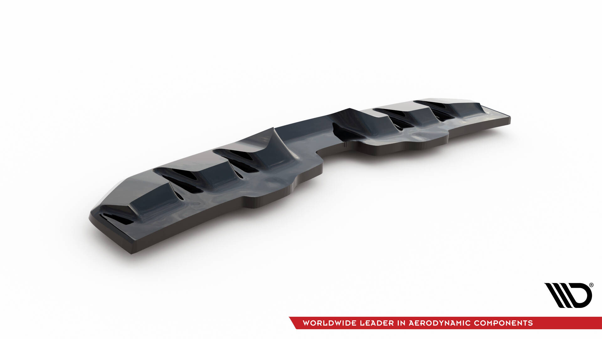 Central Rear Splitter V.2 Subaru WRX STI Mk1 - 6