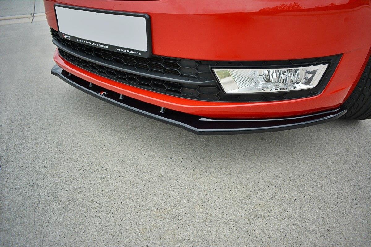 FRONT SPLITTER V.2 SKODA RAPID - 4