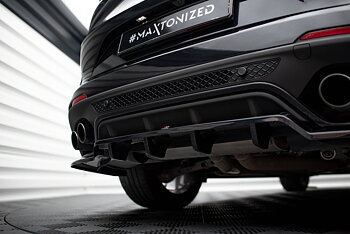 Central Rear Splitter (Vertical Bars) Alfa Romeo Stelvio Quadrifoglio Mk1