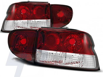 TAILLIGHTS FORD ESCORT MK6/7 93-00 RED WHITE
