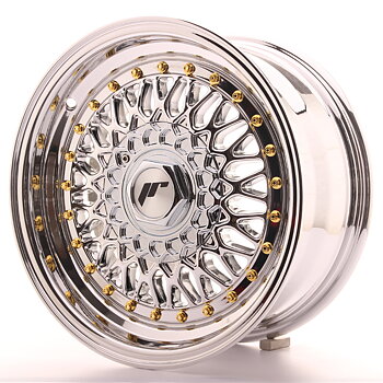 JAPAN RACING JR9 15X7 ET20 4X100/108 CHROME