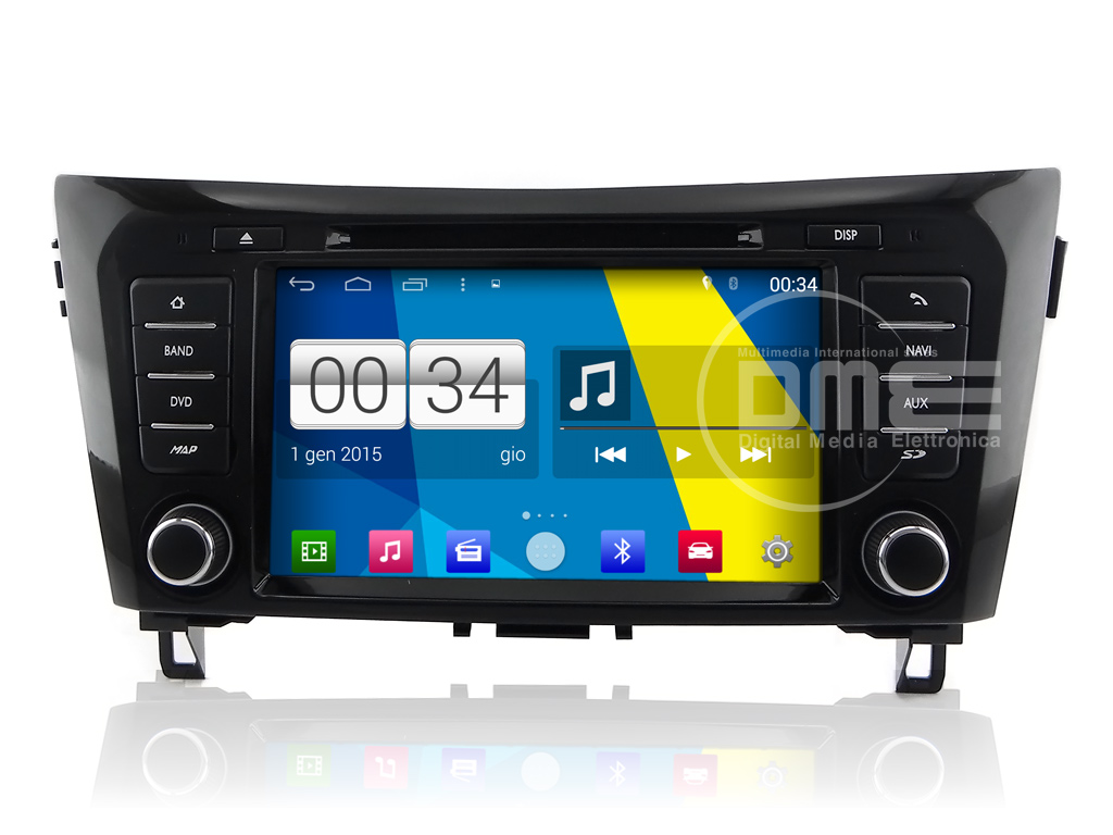 NISSAN QASHQAI 7" MODELLANPASSAD ANDROID HUVUDENHET