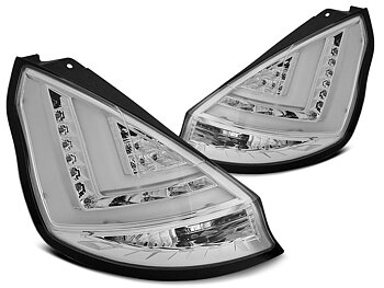 FORD FIESTA MK7 08-12 HB CHROME LED TAILLIGHTS BAR