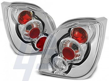 TAILLIGHTS FORD FIESTA MK3 04.89-09.95 CHROME