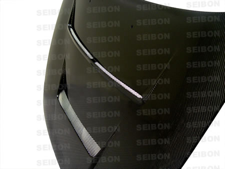 NISSAN S13 SILVIA JDM 89-94 SEIBON DV CARBON HOOD - 2