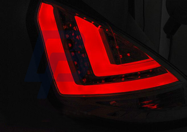 FORD FIESTA MK7 08-12 HB SMOKE LED TAILLIGHTS BAR - 3