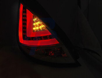FORD FIESTA MK7 12-15 HB RED SMOKE LED TAILLIGHTS BAR