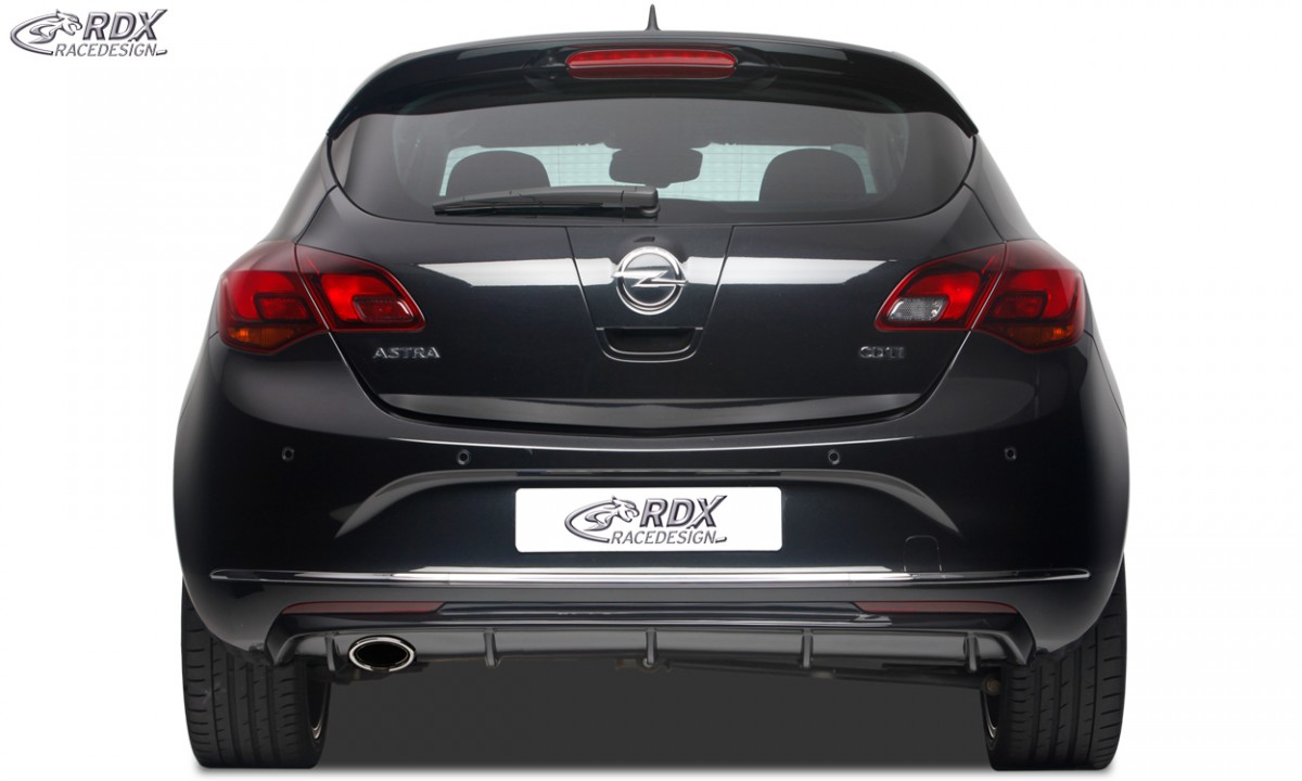 REAR BUMPER EXTENSION OPEL ASTRA J DIFFUSOR - 2