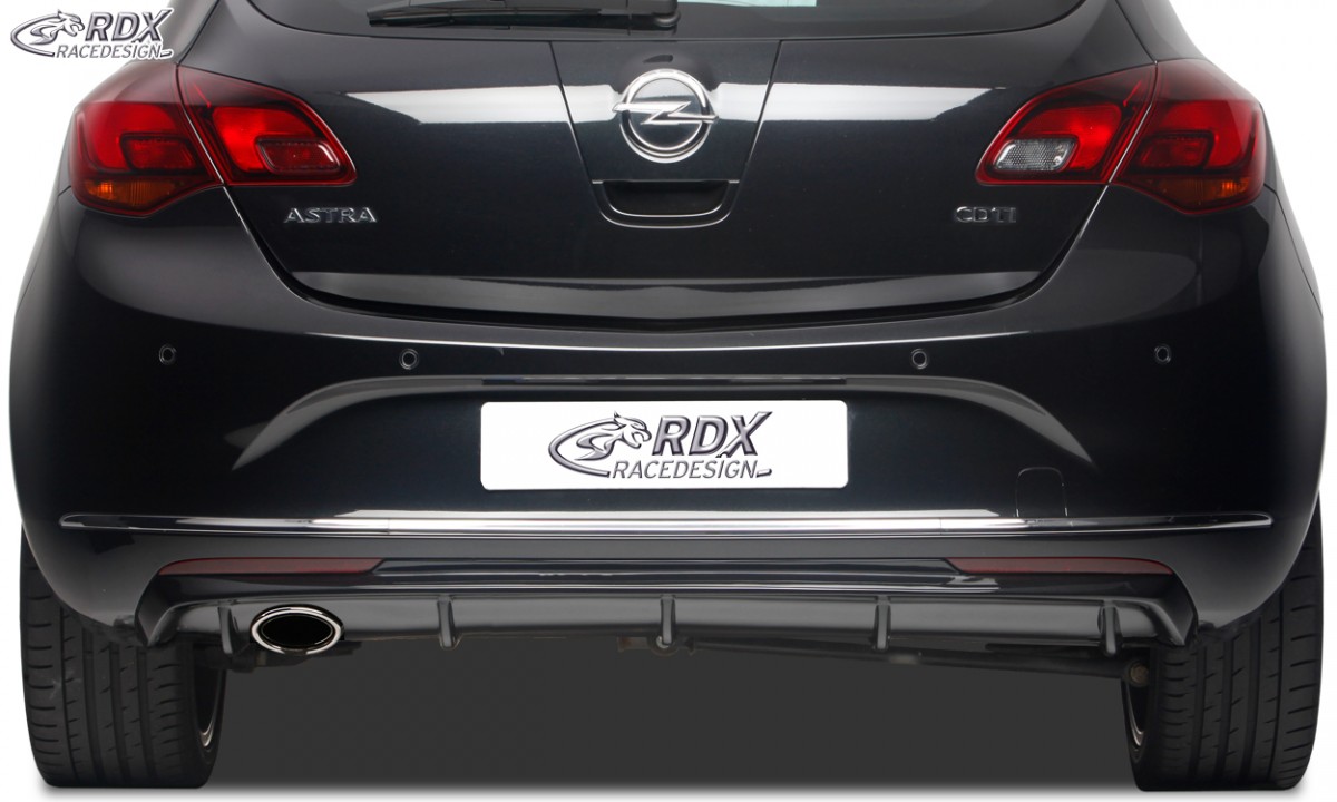 REAR BUMPER EXTENSION OPEL ASTRA J DIFFUSOR
