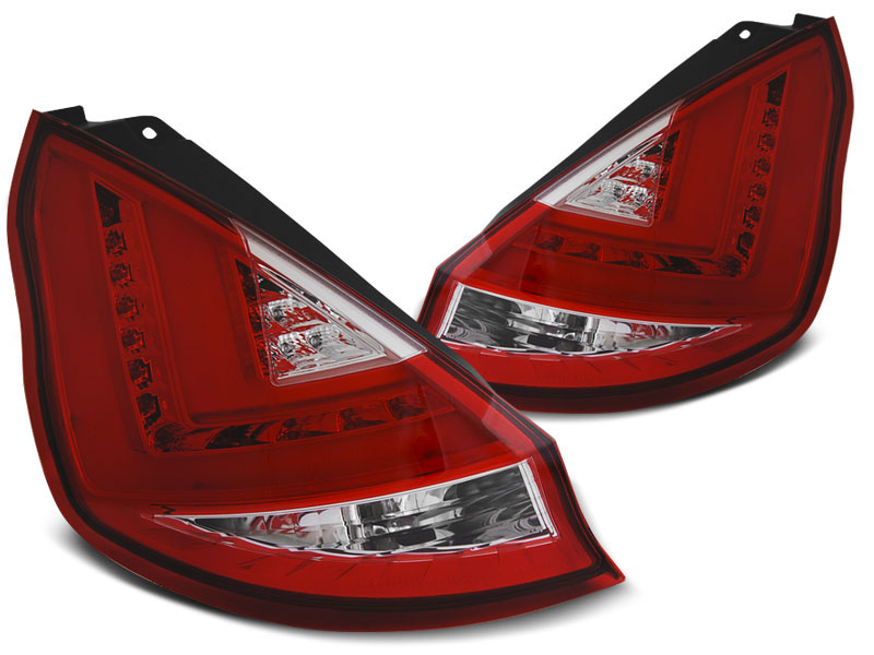 FORD FIESTA MK7 12-15 HB RED WHITE LED TAILLIGHTS BAR