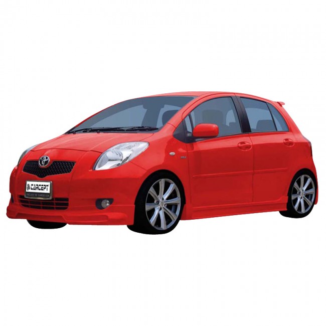 TOYOTA YARIS 06+ FRONT BUMPERLIP [CARCEPT]