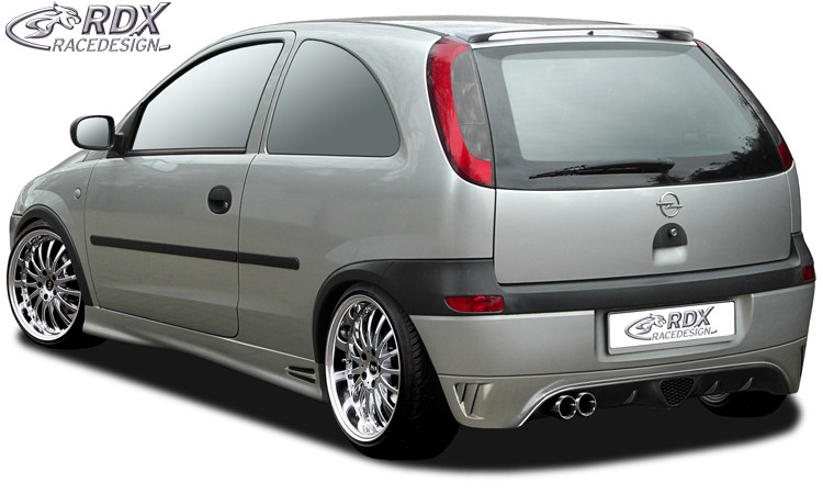 REAR BUMPER EXTENSION OPEL CORSA C