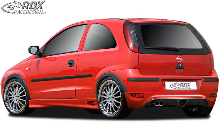 REAR BUMPER EXTENSION OPEL CORSA C