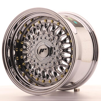 JAPAN RACING JR9 15X9 ET10 4X100/108 CHROME