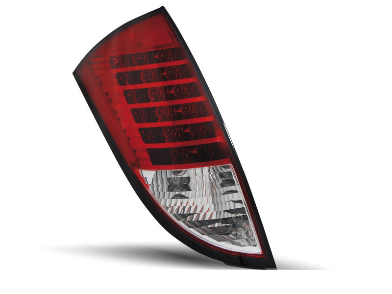 FORD FOCUS 1 HB 98-04 RED WHITE LED TAILLIGHTS
