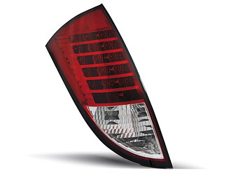 FORD FOCUS 1 HB 98-04 RED WHITE LED TAILLIGHTS