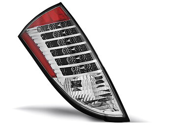 FORD FOCUS 1 HB 98-04 CHROME LED TAILLIGHTS