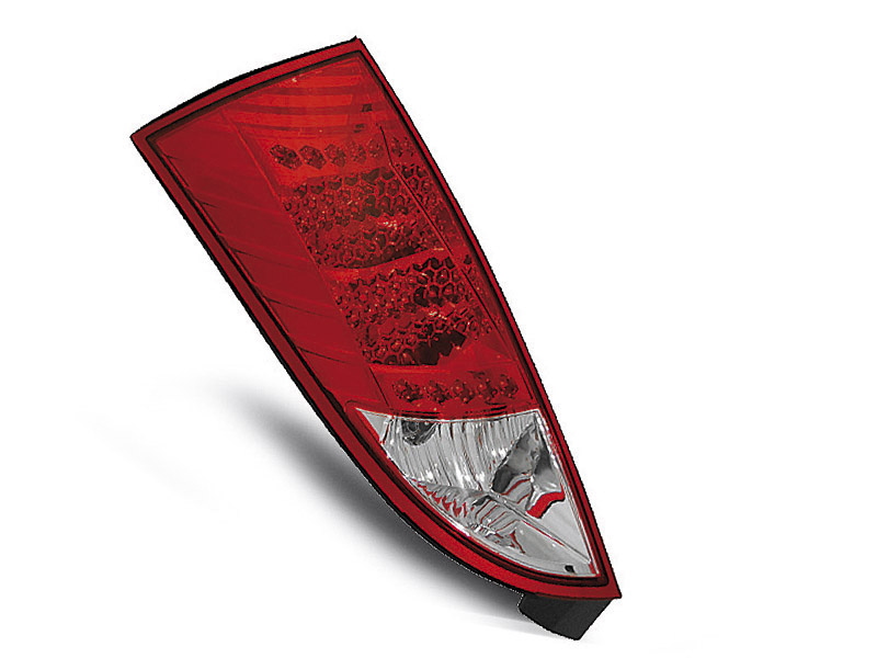 FORD FOCUS MK1 10.98-10.04 HATCHBACK RED WHITE LED TAILLIGHTS