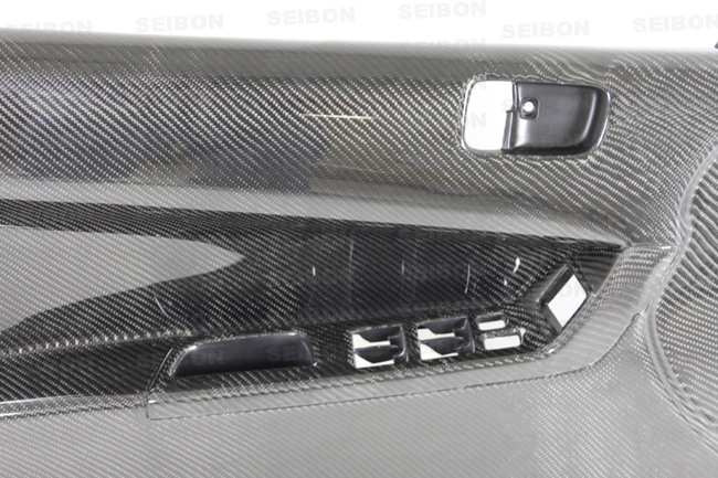 MITSUBISHI LANCER EVO X 08+ SEIBON CARBON FRONT DOOR PANELS - 3