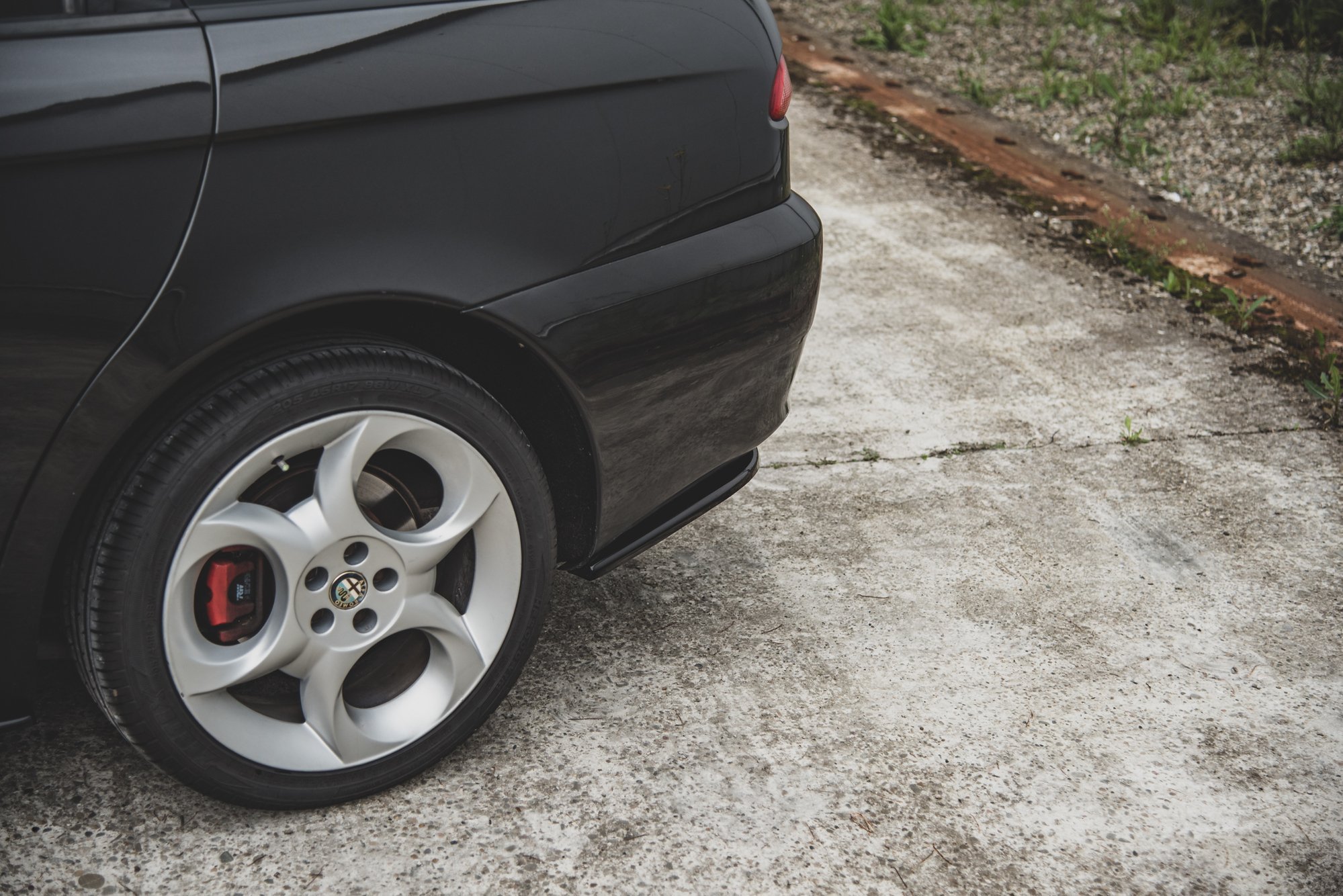 Rear Side Splitters Alfa Romeo 156 SW Facelift (2003-2006) - 6
