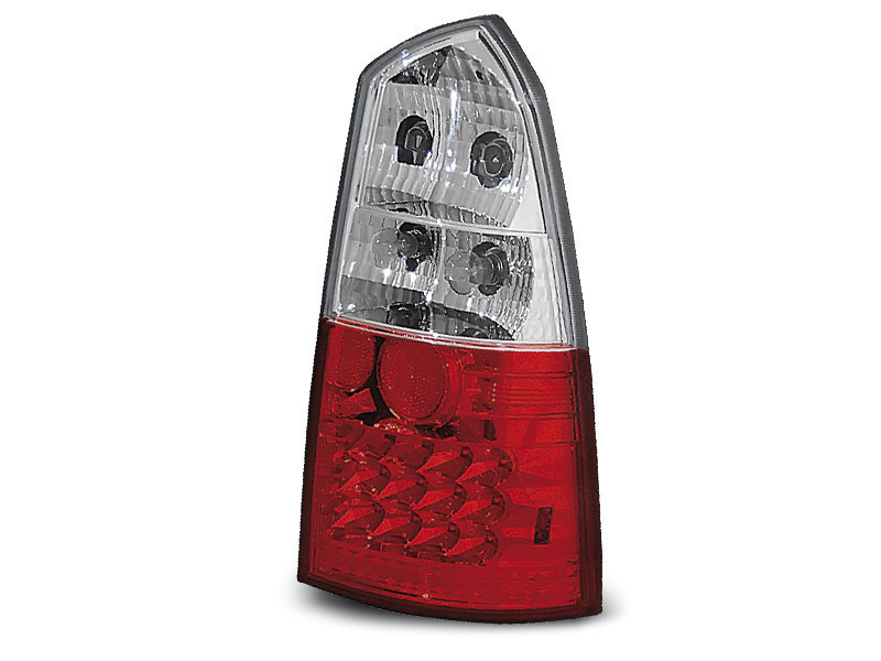FORD FOCUS MK1 10.98-10.04 KOMBI RED WHITE LED TAILLIGHTS