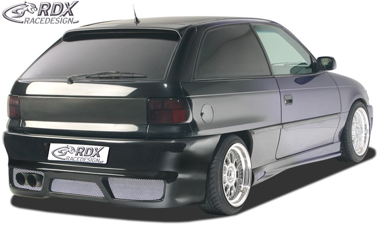 REAR BUMPER OPEL ASTRA F WITH NUMBERPLATE "GT-RACE"