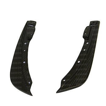 DODGE CHALLENGER 09-10 SEIBON CARBON FRONT BUMPER CANARDS