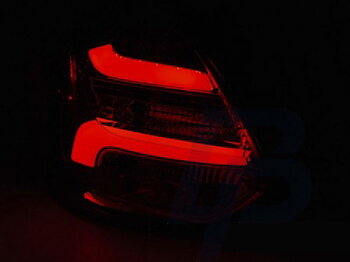 LED TAILLIGHTS FORD FOCUS 3 11-10.14 HATCHBACK RED SMOKE LED BAR SEQ IND.