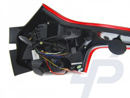 LED TAILLIGHTS FORD FOCUS 3 11-10.14 HATCHBACK RED SMOKE LED BAR SEQ IND. - 3