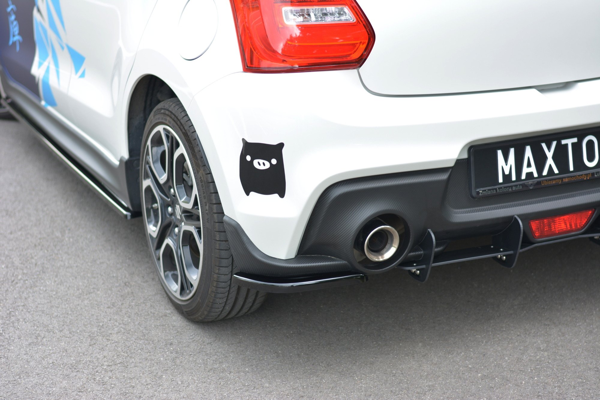 Rear Side Splitters Suzuki Swift 6 Sport (2018-) - 3