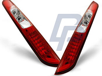 FORD FOCUS MK2 09.04-08 HATCHBACK RED WHITE LED TAILLIGHTS