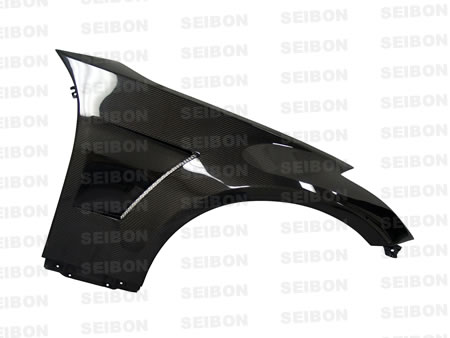 NISSAN 350Z 02-08 SEIBON CARBON 10MM BREDARE SKÄRM - 2