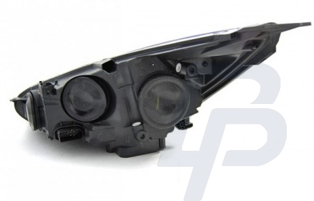 HEADLIGHTS FORD FOCUS MK3 14- BLACK LED DRL - 4