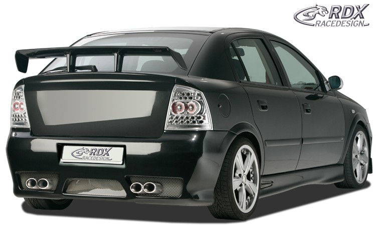 REAR BUMPER OPEL ASTRA G WITH NUMBERPLATE "GT-RACE"