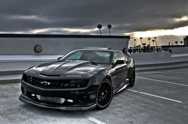 CHEVROLET CAMARO 10-11 SEIBON OEM CARBON SKÄRM - 3